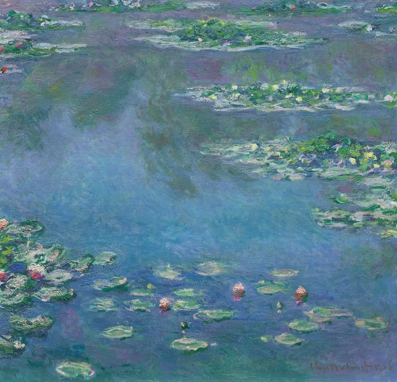 لوحة «زنابق الماء» — كلود مونيه، 1906